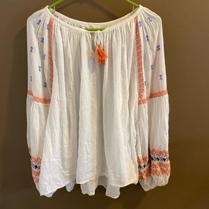White Blouse with vintage detailing